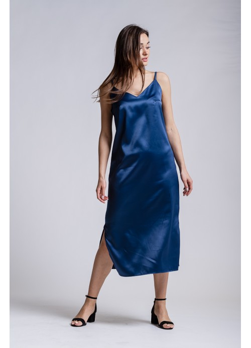 Платье 25587 синий