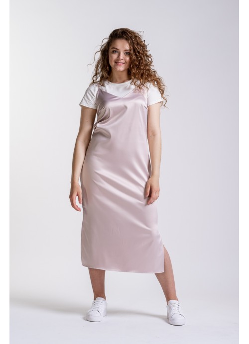 Платье 25587 розовый
