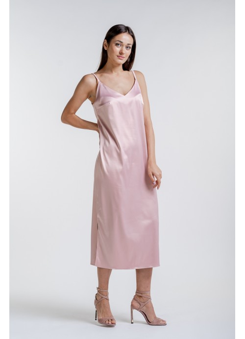 Платье 25587 т.розовый