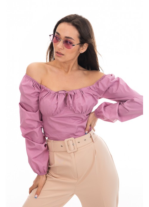 Блуза 26602 розово_лиловый